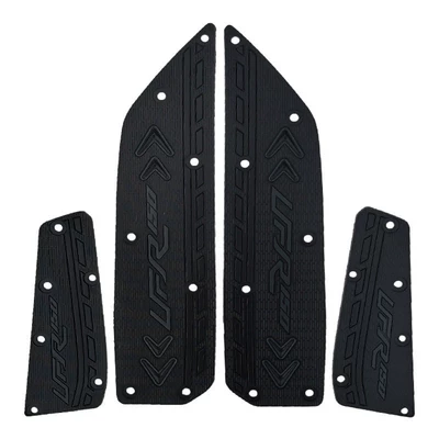 Suitable for Haojue Ufr150: Motorcycle pedals - black-background-black-label