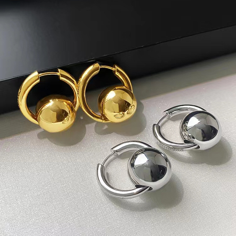 Earrings Event & Party Supplies Simple Style Solid Color Copper Earrings Plating Copper Earrings
