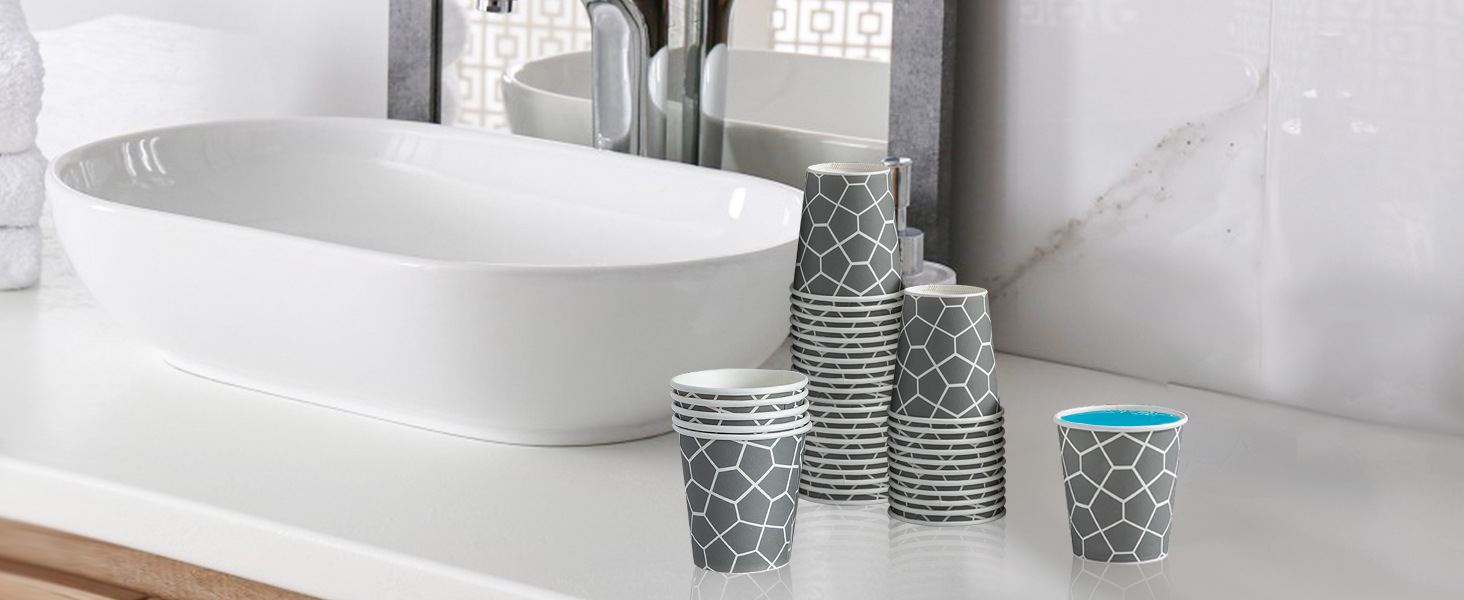 huifany bathroom cups 3 oz paper mouthwash cups bulk cups paper cups disposable