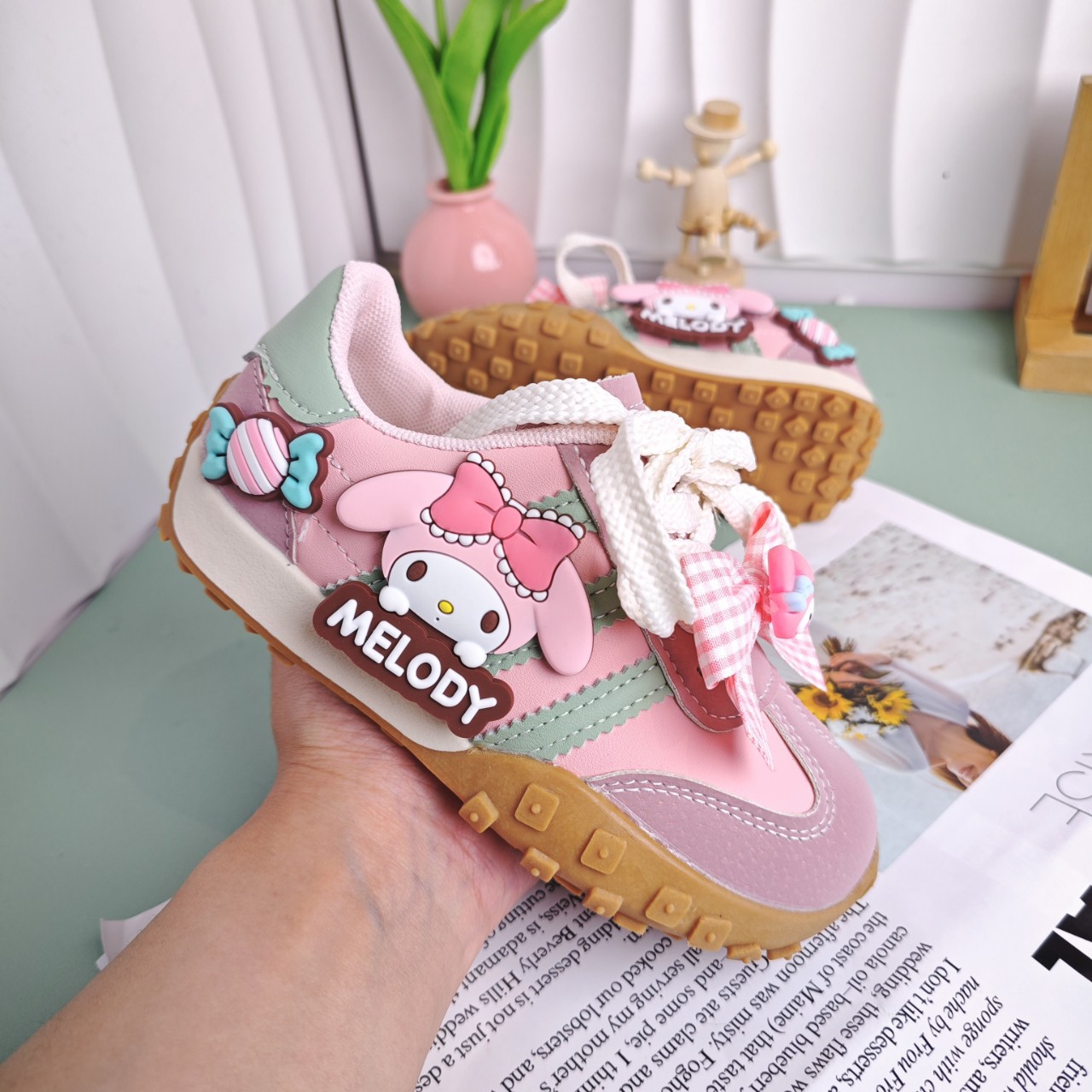 Pink Double-net Forrest Gump Training Shoes Women's Ugly Cute Autumn New Chic Niche Design Board Shoes Ballet White Shoes