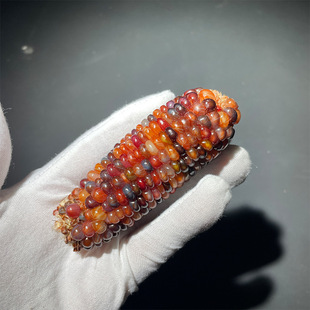 L Wen Play Gem Corn Wool Handhandle Mini Colorful Glass Gem Bloodshot Corn 15 yuan District String up to P