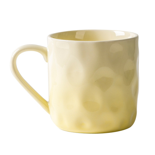 Stylish High-Quality Ceramic Cup  New Cream Style Couple's Mug for Women Creative Breakfast Coffee Cup