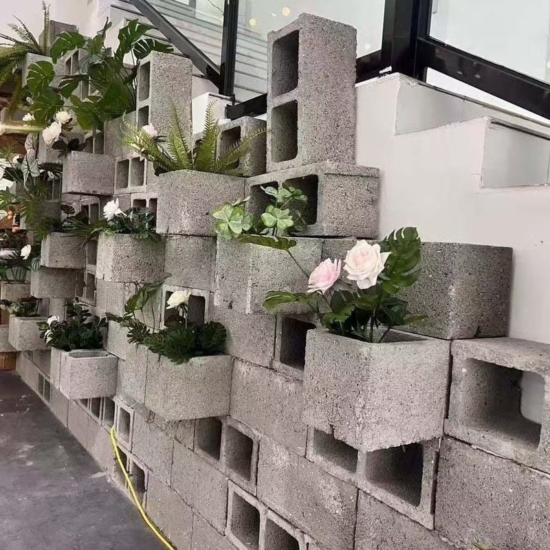 Cement Hollow Bricks, River Bank Protection Retaining Wall Hollow