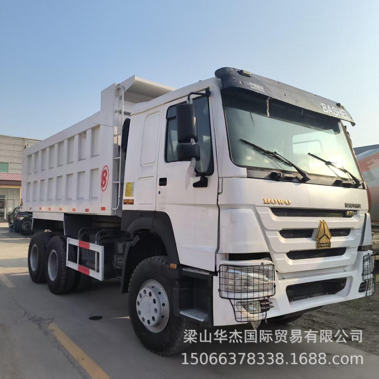Cross-Border Indian Howo6X4 Dump Truck, 371 Horsepower Truck, Sinotruk Howo Dump Truck