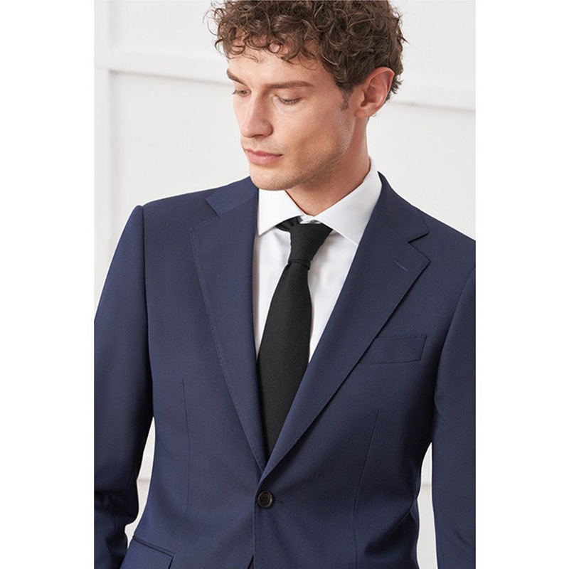 Bird's Eye Pattern Suit Top Men's Business Casual Formal Wear Professional Wear Korean Slim Suit Jacket Dark Green