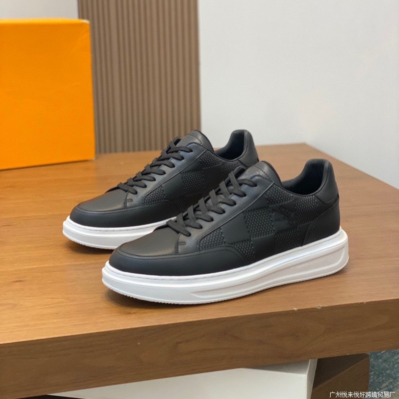 New Stylish Casual Sports Shoes Low-Top Breathable Trendy Men's Shoes Internet Celebrity Versatile Lightweight Comfortable Lace-Up Sneakers Trendy