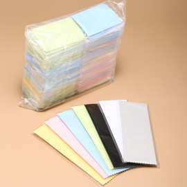 独立包装眼镜布细纤维加厚麂皮绒海岛丝绒面手机贴膜擦屏幕 清洁