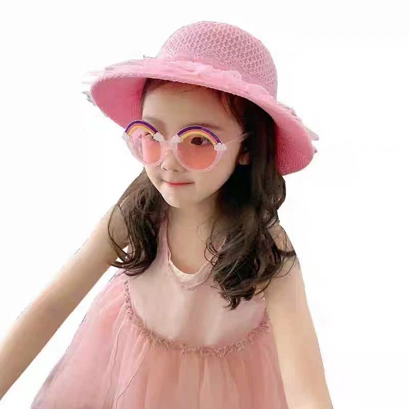 Children's rainbow cute sunglasses, marine glasses, wholesale