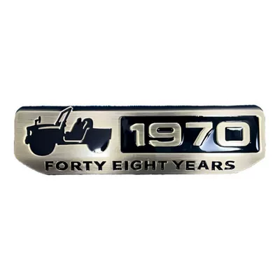 decorative sticker, 1970 commemorative – Car logo - standard-1970-commemorative-badge-antique-bronze-black-jb64-jb74