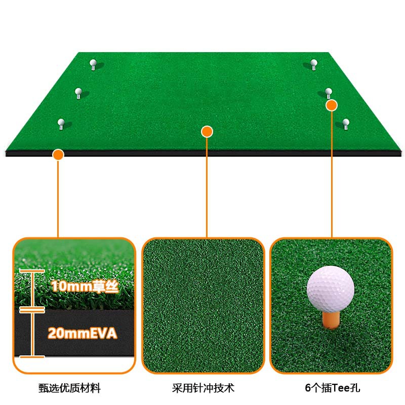 FUENTE fabricante de golf personal Swing Club Ball pad golf de alta elástica portátil práctica suministros Golf Strike pad