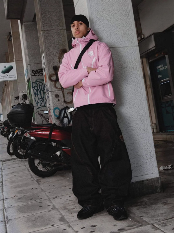 欧美跨境mertra休闲宽松牛仔裤美式街头嘻哈阔腿拼接长裤Y2K男女|undefined
