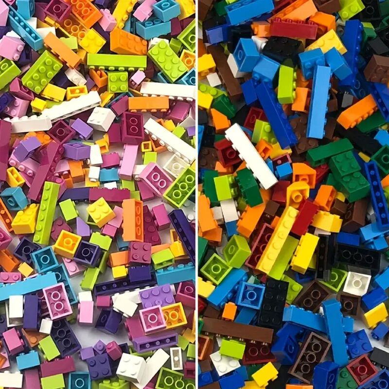 Compatible with Lego Building Blocks, Children's DIY Educational Puzzle Toys, Loose-Packed Toys, Cross-Border Small Particle Building Blocks
