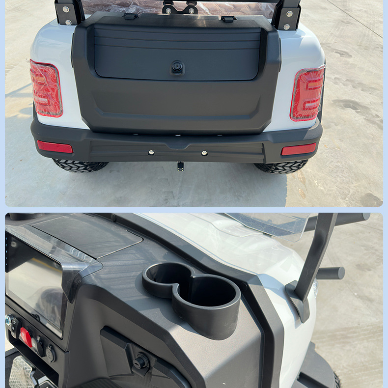 Golf Cart, Tourist Attraction Sightseeing Car, Hotel, Factory, Campus Shuttle Bus, 4-Seater Electric Golf Cart