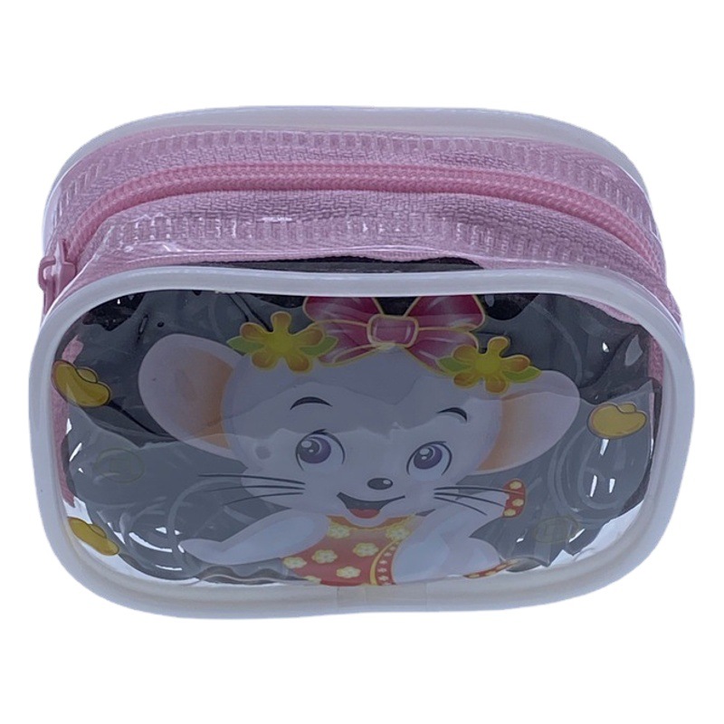 Bolsa de estilo coreano embalaje banda de goma desechable color Banda de goma para niños fuerte tirón constantemente banda de pelo negro cuerda de pelo al por mayor