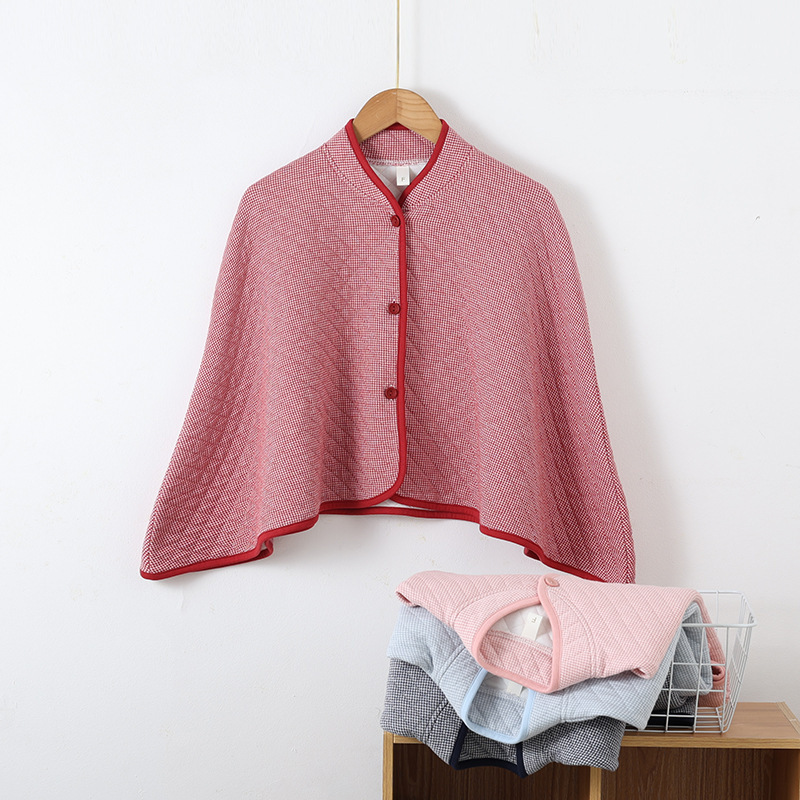 Shoulder Protector Air Cotton Warm Shawl for Postpartum Women, Anti-Cold Nursing Cape, All-Season Air-Conditioned Room Cape, Maternity Wear