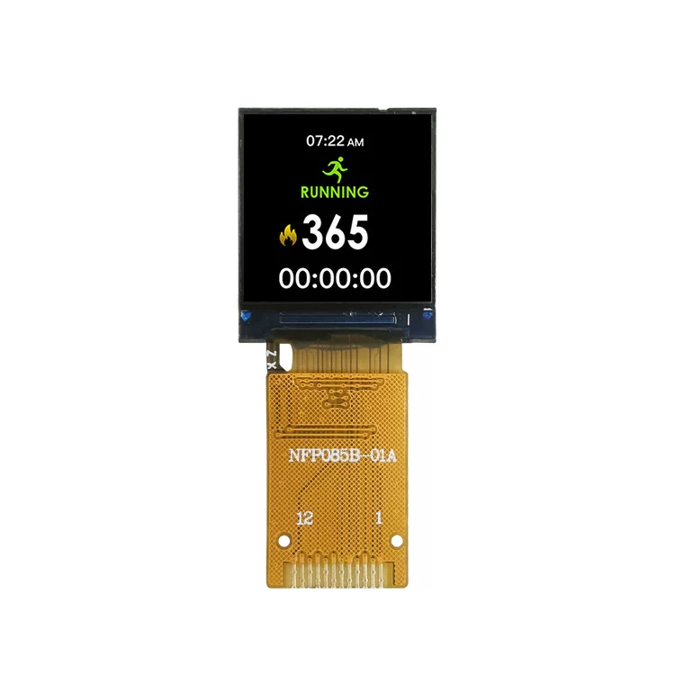 IPS небольшой размер 0.85-дюймовый квадратный экран 128*128 LCD экран 4-линий SPI квадратный модуль дисплея 12-контактный