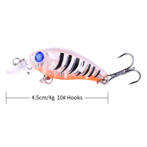 Micro Fatty Rock Lure Bait 4.5cm 4g Micro Bait Floating Water Lure Bait Mini False Bait Wholesale