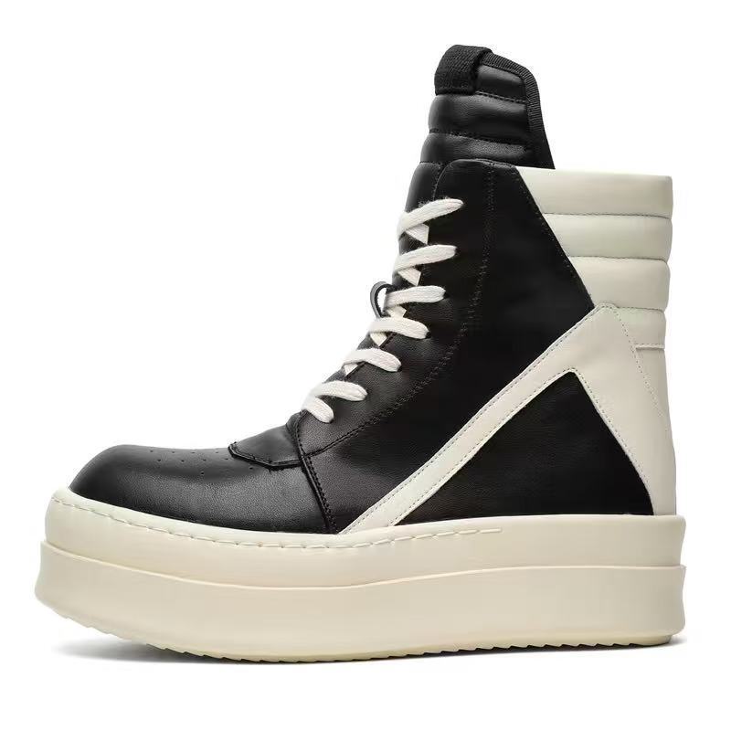 American-Style Inverted Triangle High-Top Sneakers for Men, Versatile Sports Thick-Soled Height-Increasing Casual Shoes, New Fashion Martin Boots 2005 American-Style Inverted Triangle High-Top Sneakers for Men, Versatile Sports Thick-Soled Height-Increasing Casual Shoes, New Fashion Martin Boots 2005