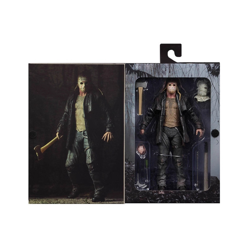 NECA Black Friday 13th 2009 Jason Deluxe 7 pulgadas modelo de mano móvil