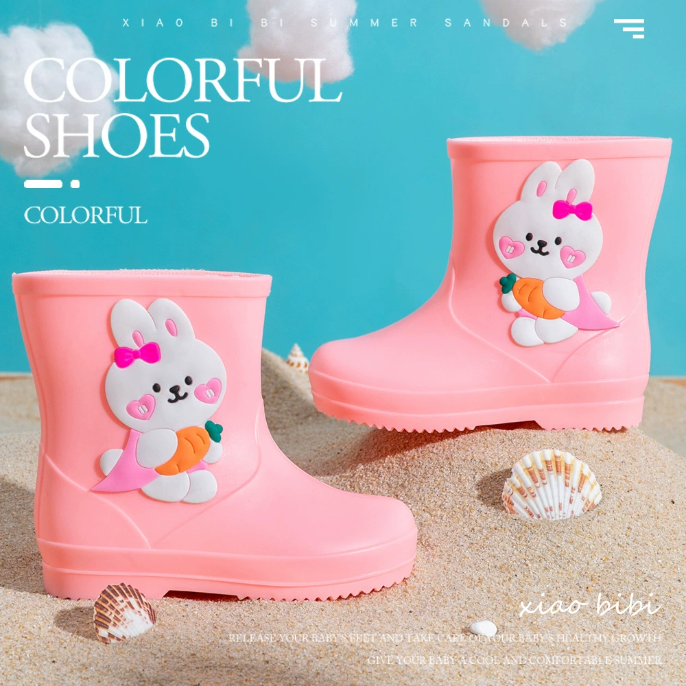 Водная обувь для малышей непромокаемая детская резиновая обувь детская непромокаемая обувь для мальчиков детские противоскользящие Сапоги для девочек летние студенты