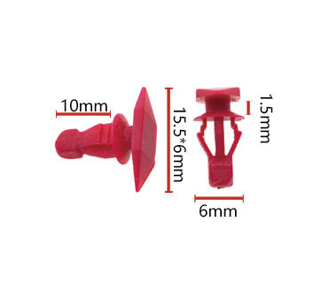 Adecuado para Nissan pickup coche tira de sellado de uñas tira de sellado hebilla remache de nylon F69 OE:01553-09311