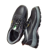 譽豐Y6221 防靜電鞋防砸防滑耐高溫安全鞋頭層皮pu底防靜電工作鞋
