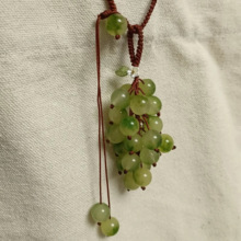 清新绿葡萄可爱个性吊坠挂件森系水果钥匙扣个性百搭手机挂件配饰