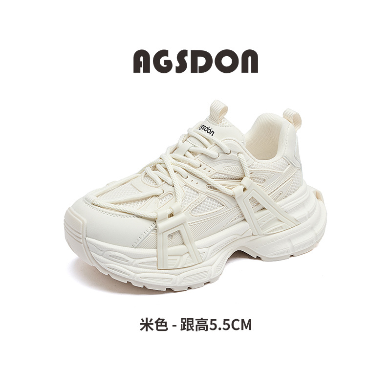 Zapatos grises de la antigua león para las mujeres 2025, nuevos zapatos casuales de verano, zapatos deportivos de montaña con suela pequeña