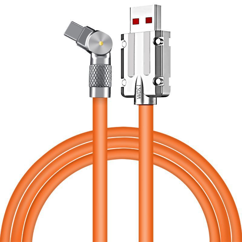180 ° 回転機客120w超急速充電typecケーブル適用アップル華為安卓6a充電ケーブル|undefined