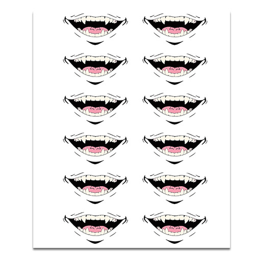 Spell Return Tattoo Sticker COSPLAY Sticker Collection Anime Tattoo Sticker Japanese Knotweed Hisuhito Tattoo Sticker