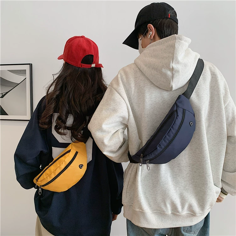 Новая мужская сумка оксфордская сумка для плеча повседневная японская сумка для талии простой повседневная большая емкость гонконгского ветра грудная сумка