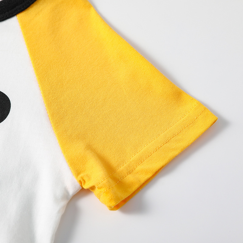 Personalizado niño be top nuevo dibujo animado dinosaurio niño camiseta de mangas cortas niños de verano ropa de verano delgada