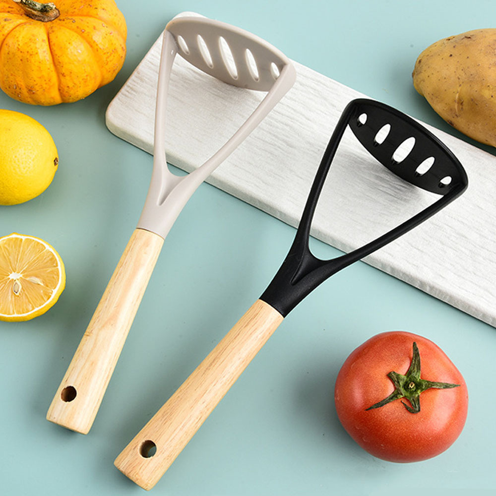 Manija de beech prensa de puré de patatas prensa de patatas suplementos de alimentos para bebés caseros calabaza de patatas trituradora manual image 3