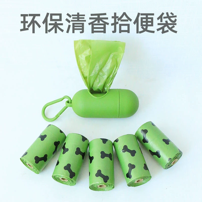 Домашние собаки собирают мешки для мусора, туалеты, мусорные мешки, распределители, писсуги, фекалии, фекалии, фекалии