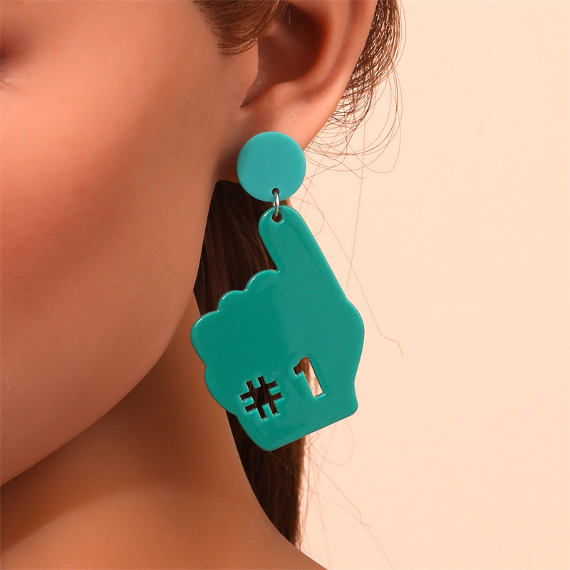 Fashion Cross Arylic Polishing Women's Ear Studs 1 Pair display picture 56