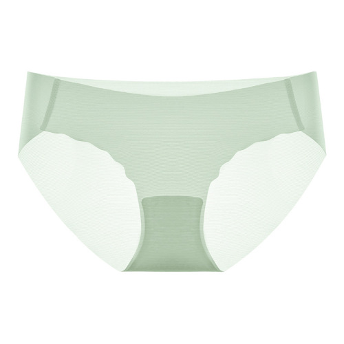 Women's Underwear Seamless Mask Ice Silk Cool High Elasticity Zero Restraint Non-Stretching Elastic Fit Women's Briefs