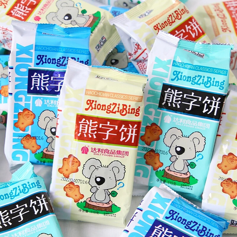 达利园好吃点熊字饼干115g儿童饼干熊仔酥性饼干休闲零食品|undefined