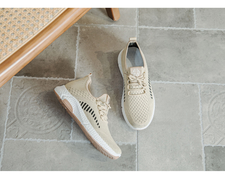 Scarpe da ginnastica da passeggio da uomo in tessuto leggero, facile da pulire, comode scarpe da ginnastica_voghion.com