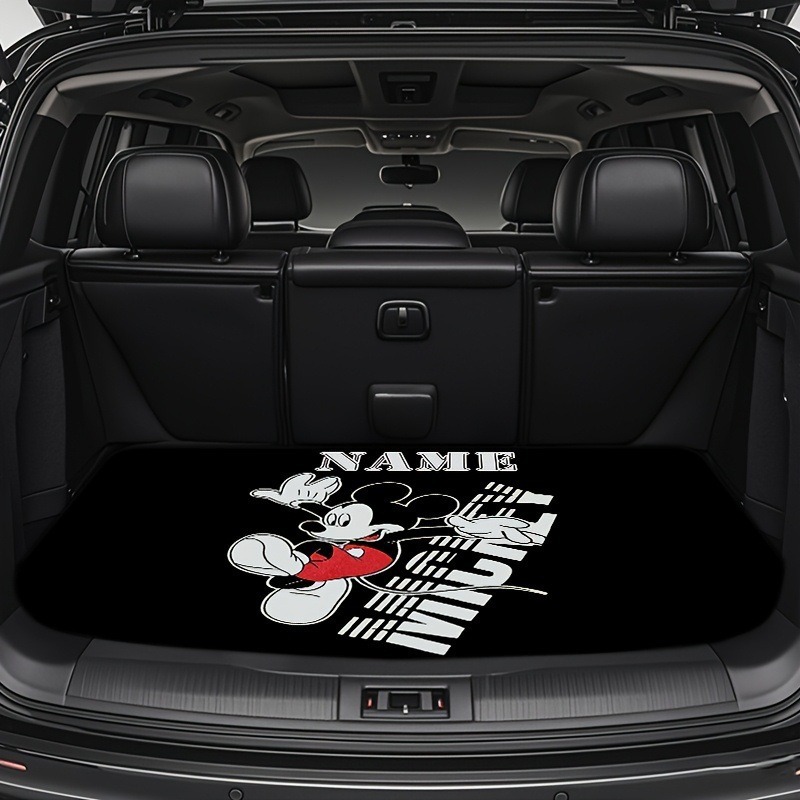 Cute Mickey Car Trunk Mat, Universal for All Seasons, Dust-Proof and Dirt-Resistant Floor Mat for the Car, Factory Direct Sales, Dropshipping Available