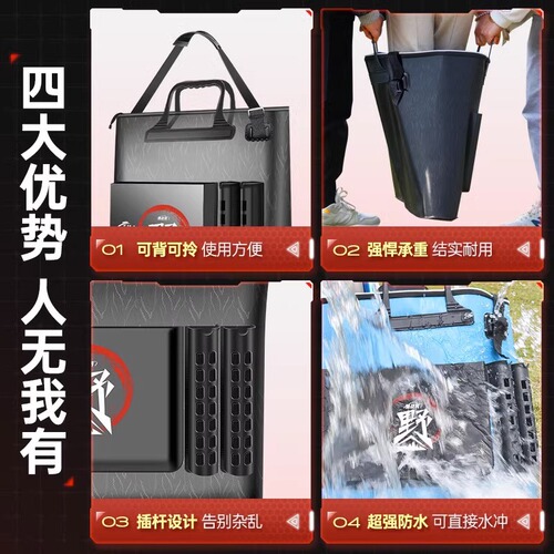 Fish protection bag handbag multifunctional fishing bag waterproof fish bag live fish bag portable storage fish protection bag fishing gear bag