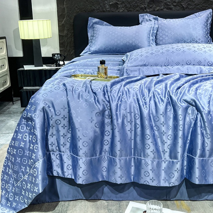 녹색-푸른 여름