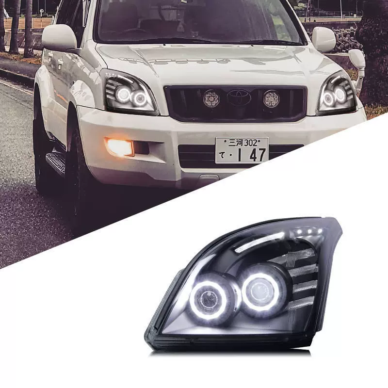Подходит к 03-09 Old Domineering 2700 Bullet сборка Prado LC120 модификация Angel Eye круги