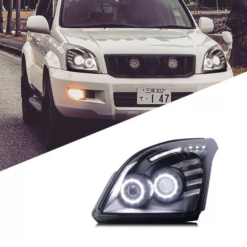 Подходит к 03-09 Old Domineering 2700 Bullet сборка Prado LC120 модификация Angel Eye круги