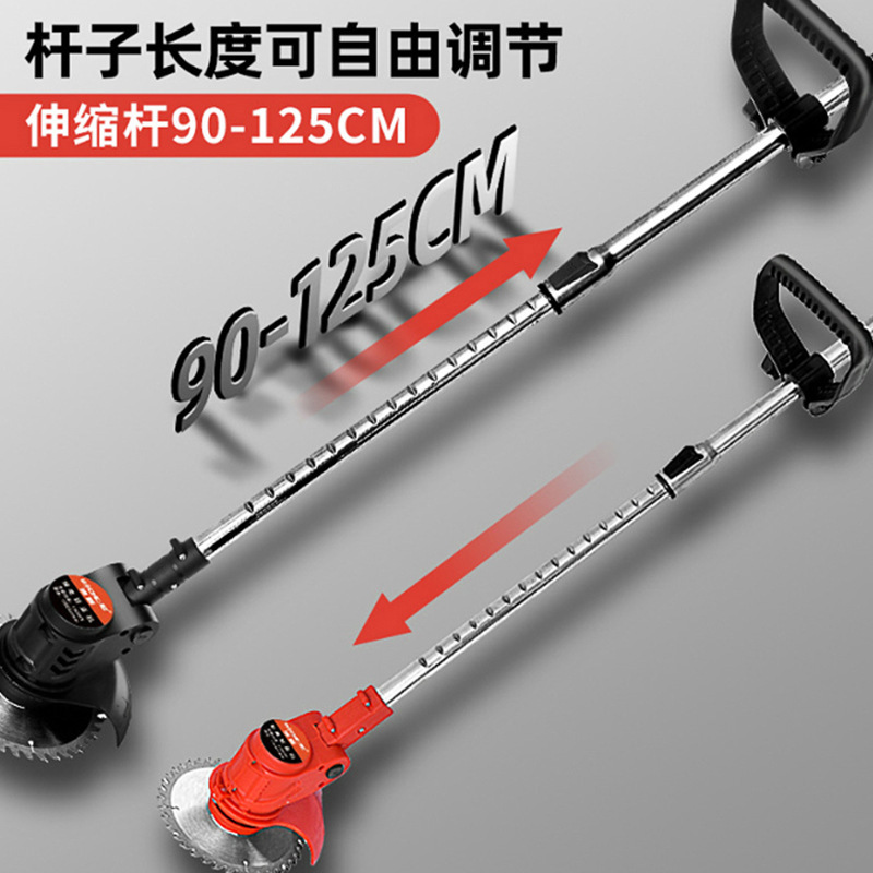 厂家供应电动割草机无线多功能锂电庭院除草机便携式园林割草机器|undefined