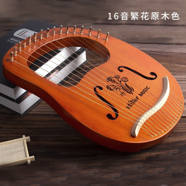 19-String lyre piano portátil 16-String small HARP principiante auto-Estudio 10-String lyre piano lyre instrumento musical