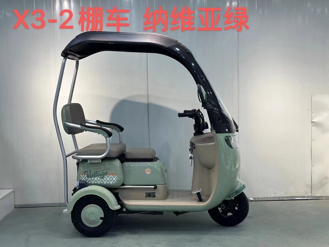 New national standard electric tricycle with shed can be registered…