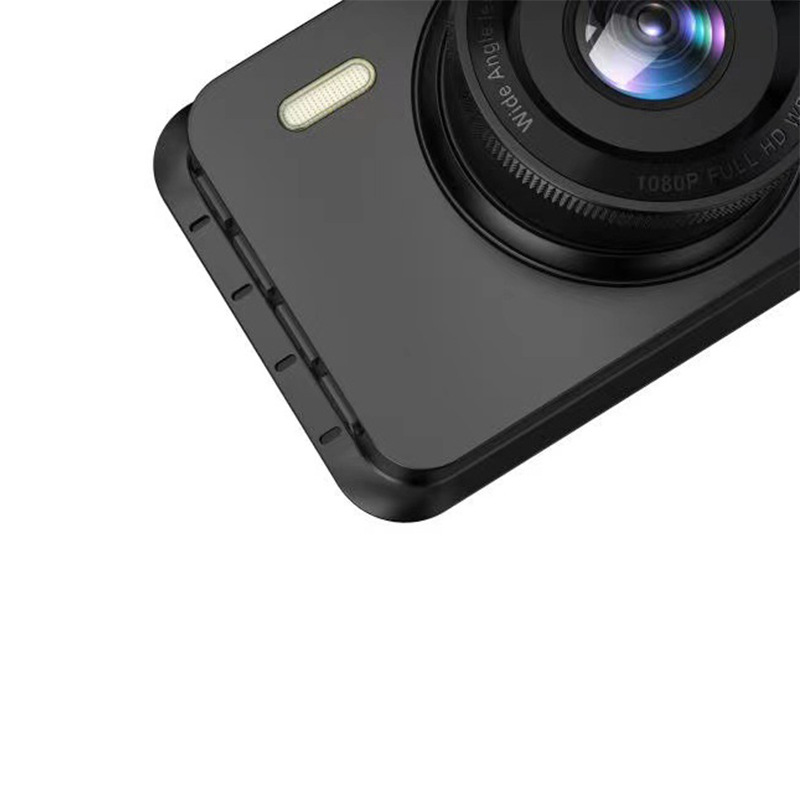 高清行车记录仪3寸前后双录双镜头新款汽车车载记录仪跨境专供