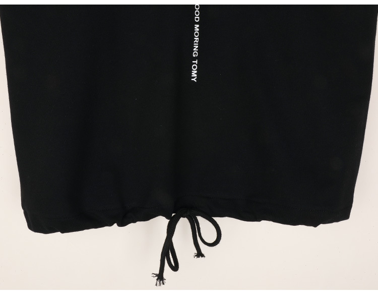 I nuovi ragazzi e ragazze della primavera 2023 per bambini indossano pantaloni da lavoro alla moda personalizzati, t-shirt girocollo, set da due pezzi_voghion.com