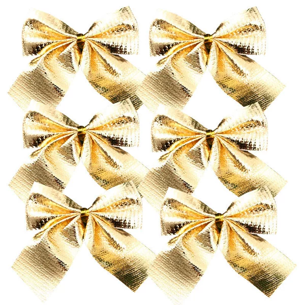 8cm golden bow (100 pieces in bulk)