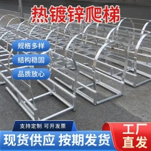 深井基坑护笼直梯爬梯屋面检修梯室外墙消防水池钢爬梯机房爬梯